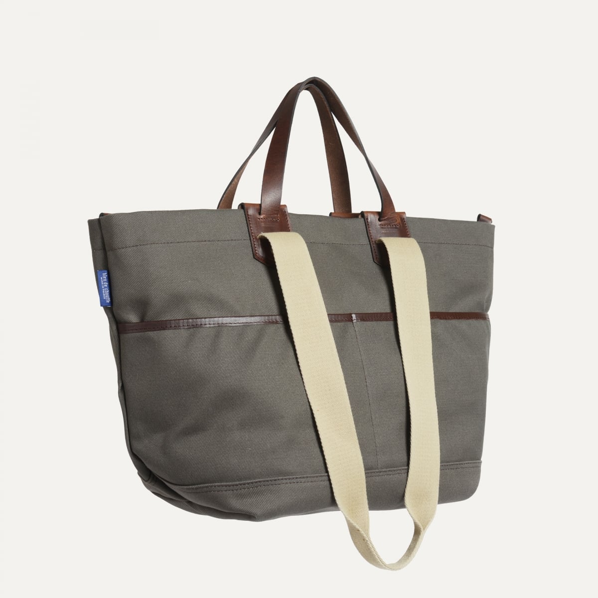Meline Business Tote - Khaki BM/Tweed (image n°2)