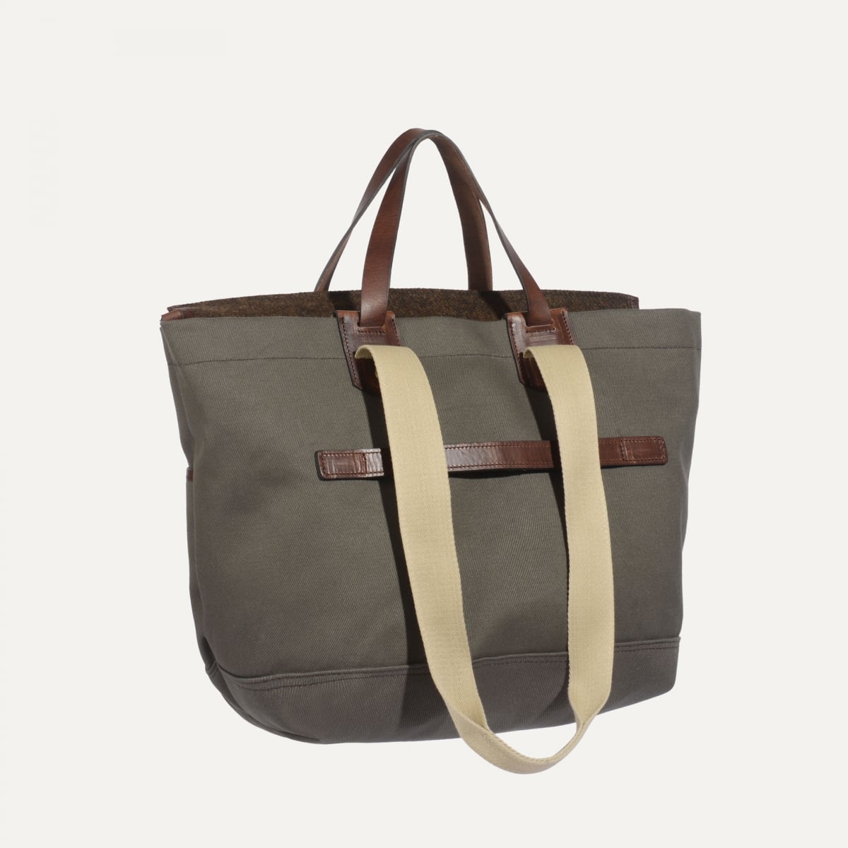 Meline Business Tote - Khaki BM/Tweed (image n°4)