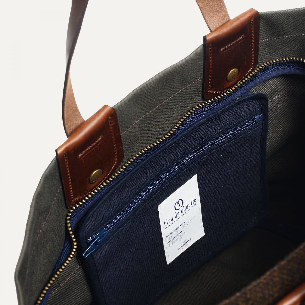 Meline Business Tote - Khaki BM/Tweed (image n°5)