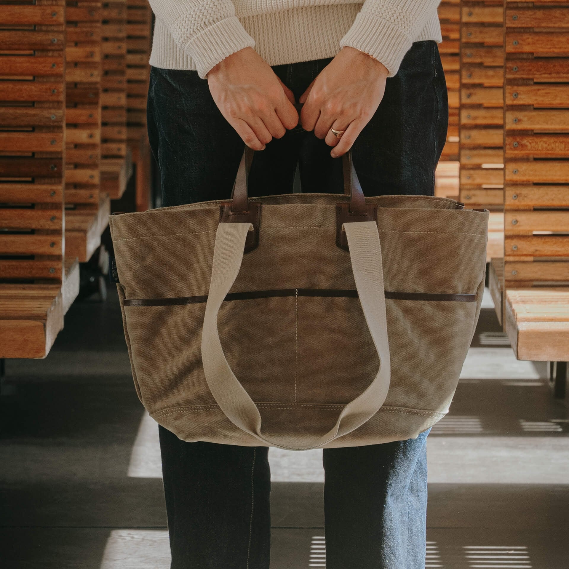 Business Tasche Meline - Khaki US Stonewashed (image n°6)