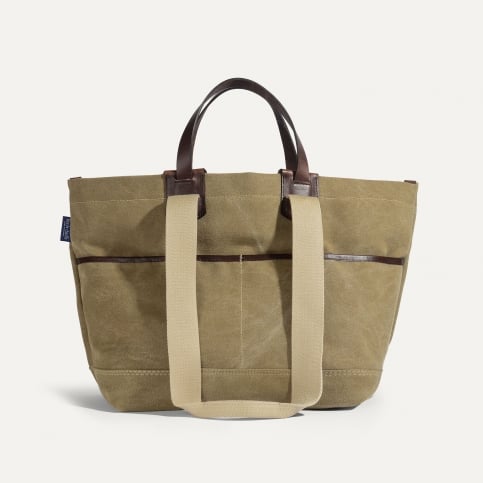 Cabas business Méline - Kaki US Stonewashed