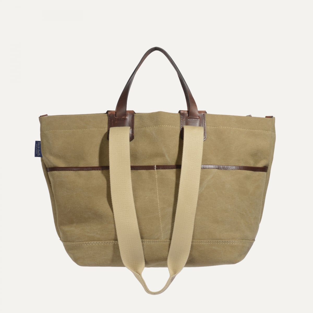 Cabas business Méline - Kaki US Stonewashed (image n°3)