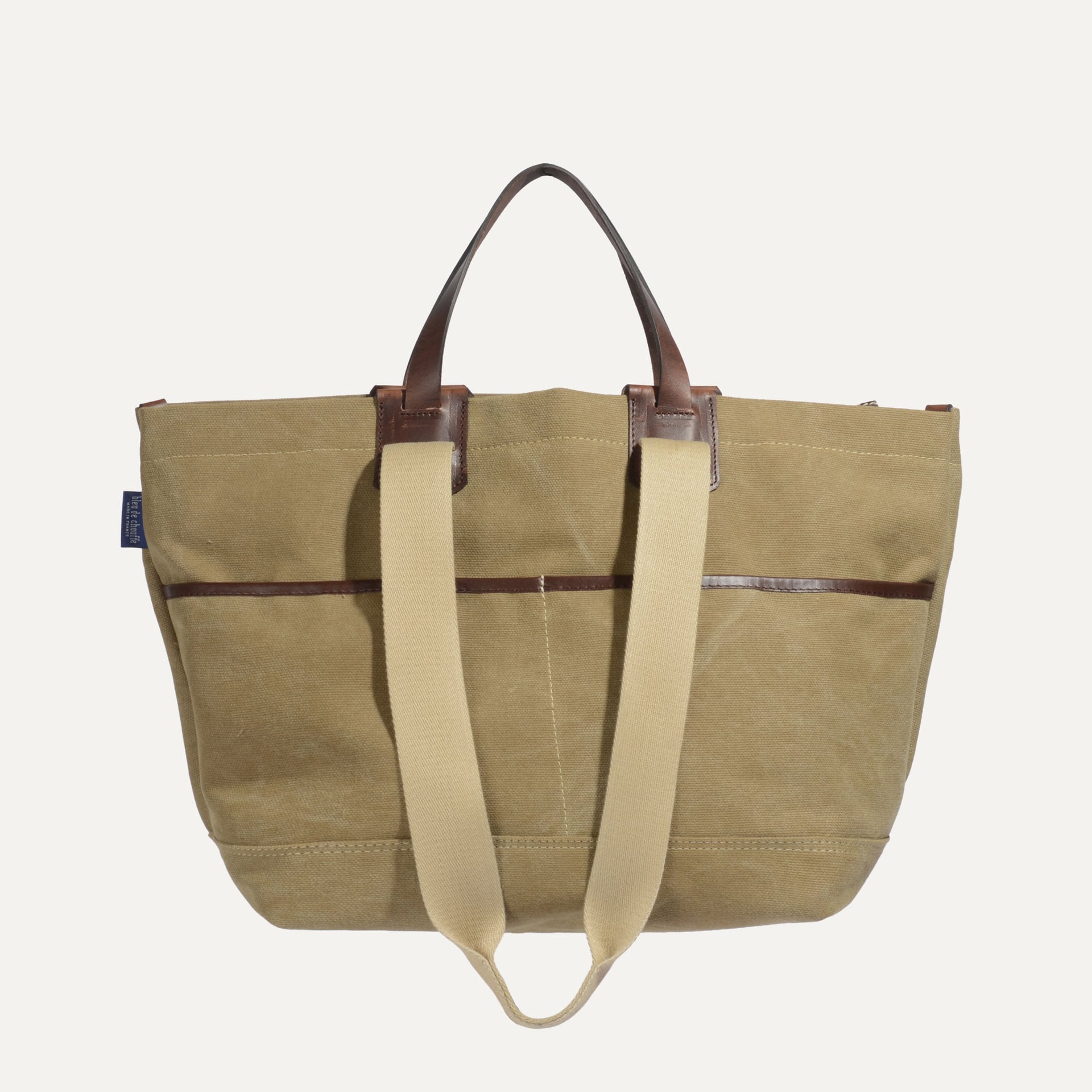 Cabas business Méline - Kaki US Stonewashed (image n°3)