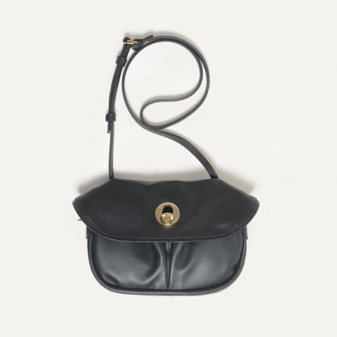 Mini sac musette Jane - Liscio noir EXCLU