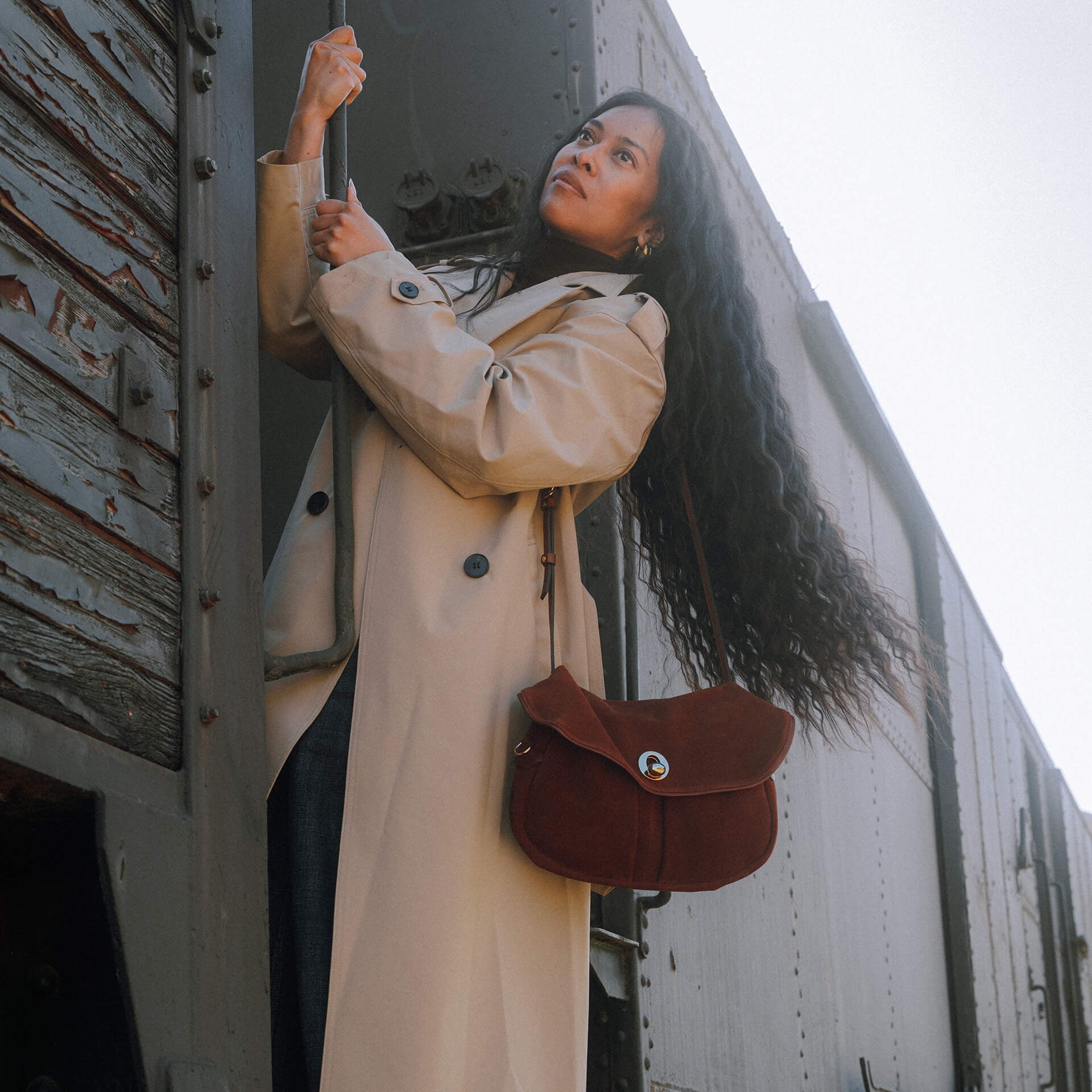 Janice Soft Musette S bag - Fawn Brown (image n°7)