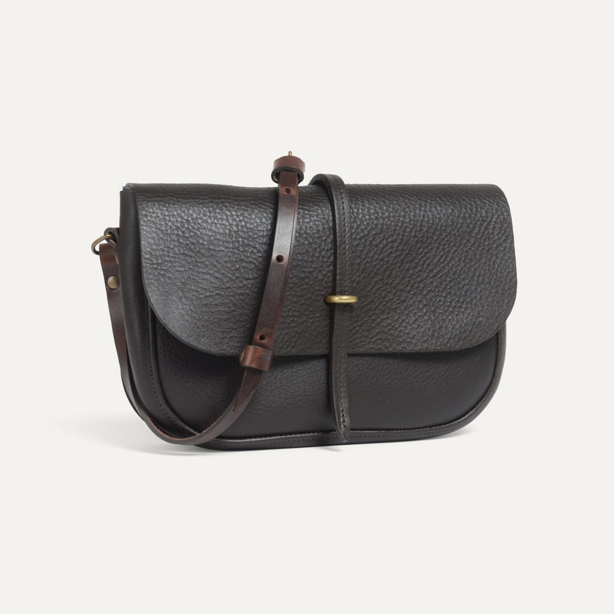 Sac postier Pastiche - Marron Brun (image n°2)