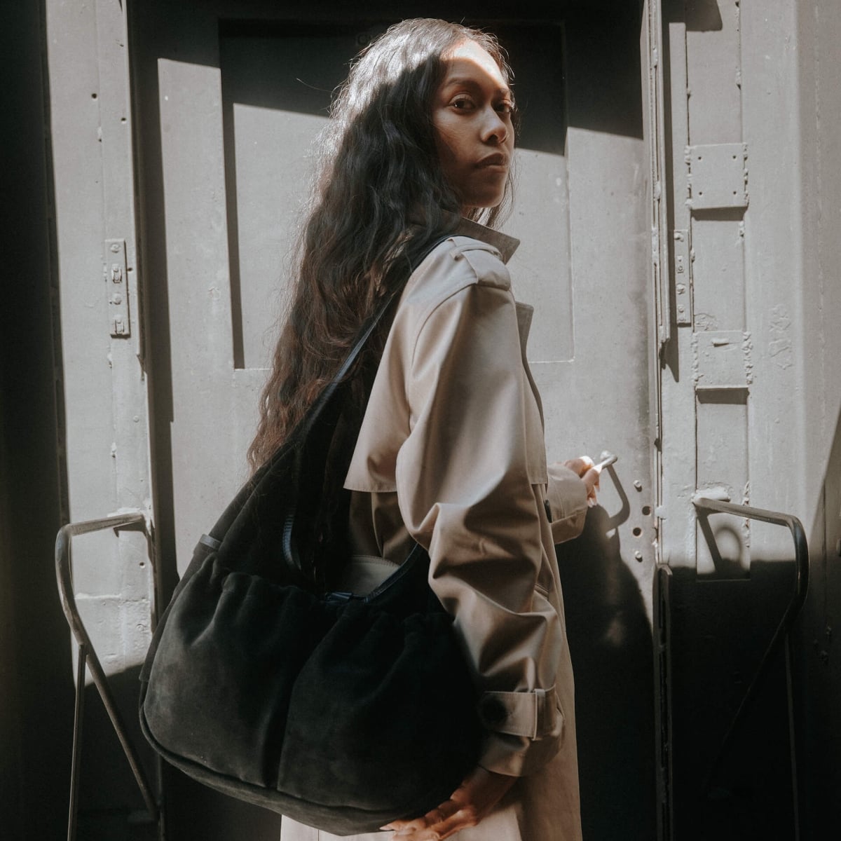 Sac Paula - Noir suédé (image n°7)