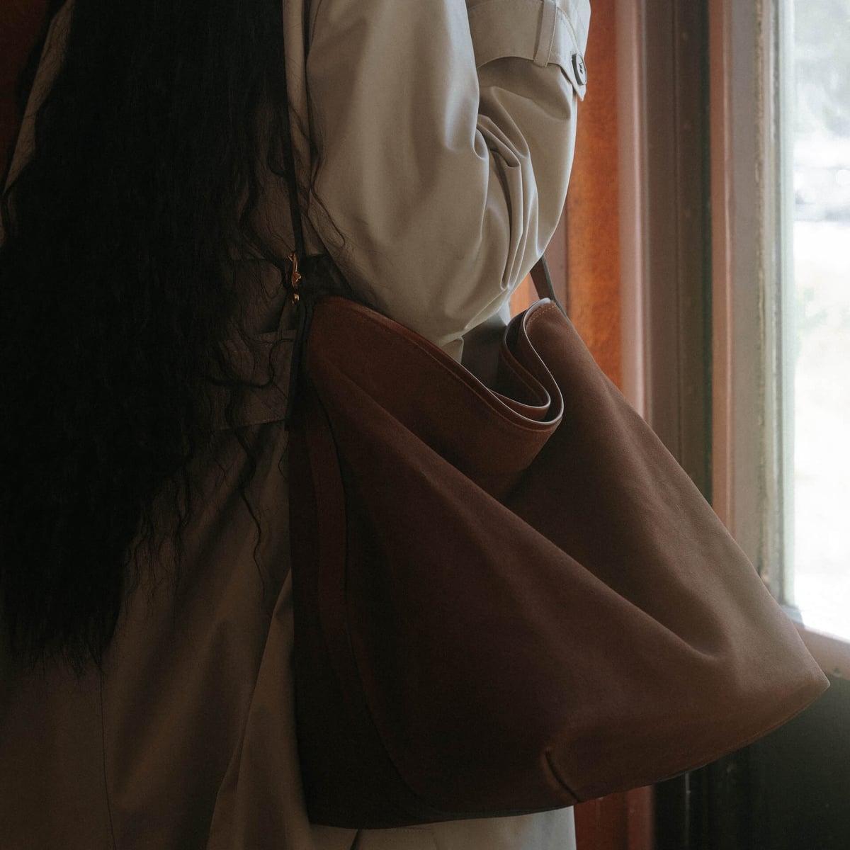 Sac seau Sofia - Brun Fauve (image n°9)