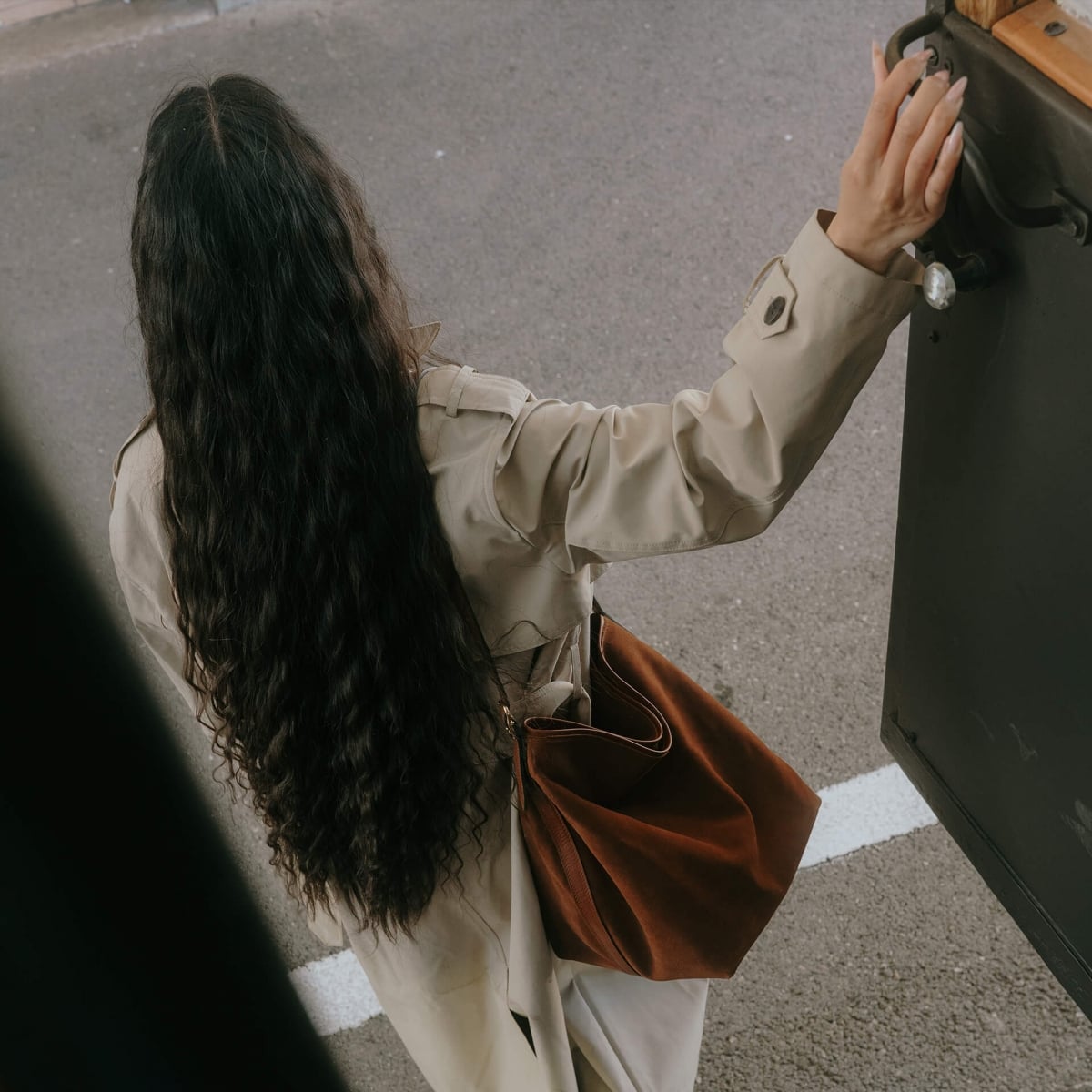 Sac seau Sofia - Brun Fauve (image n°10)