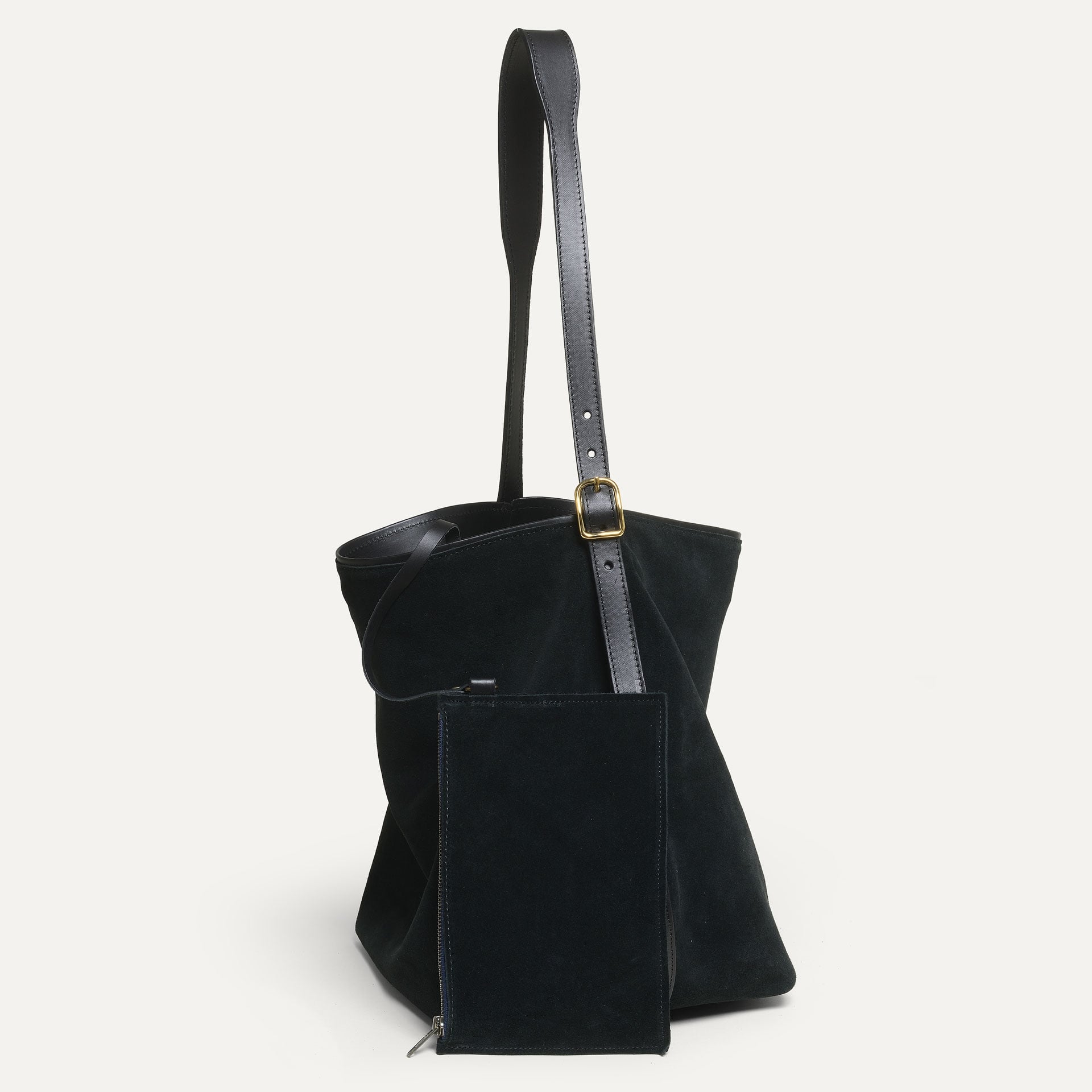 Sac seau Sofia - Noir Suédé (image n°7)