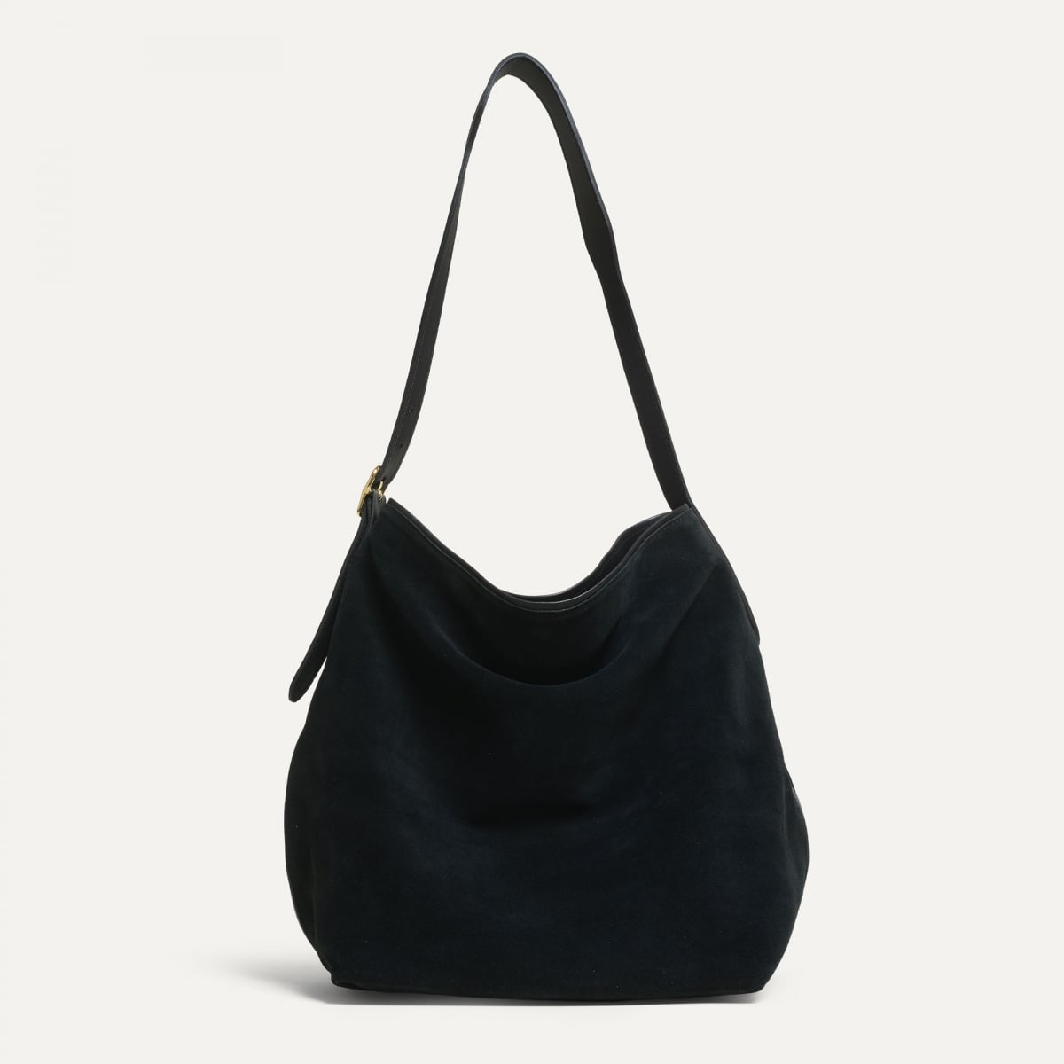 Sac seau Sofia - Noir Suédé (image n°1)
