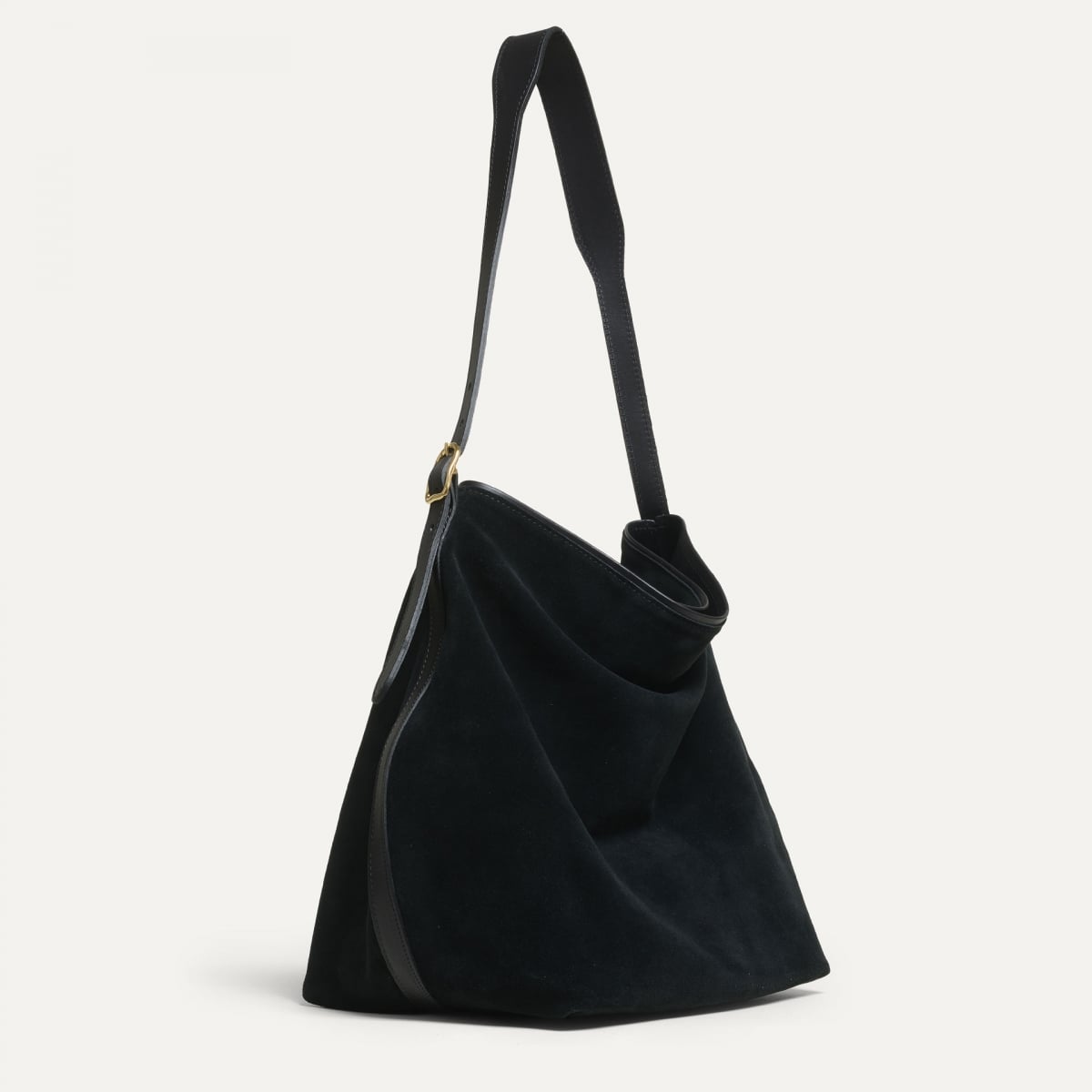 Sac seau Sofia - Noir Suédé (image n°2)