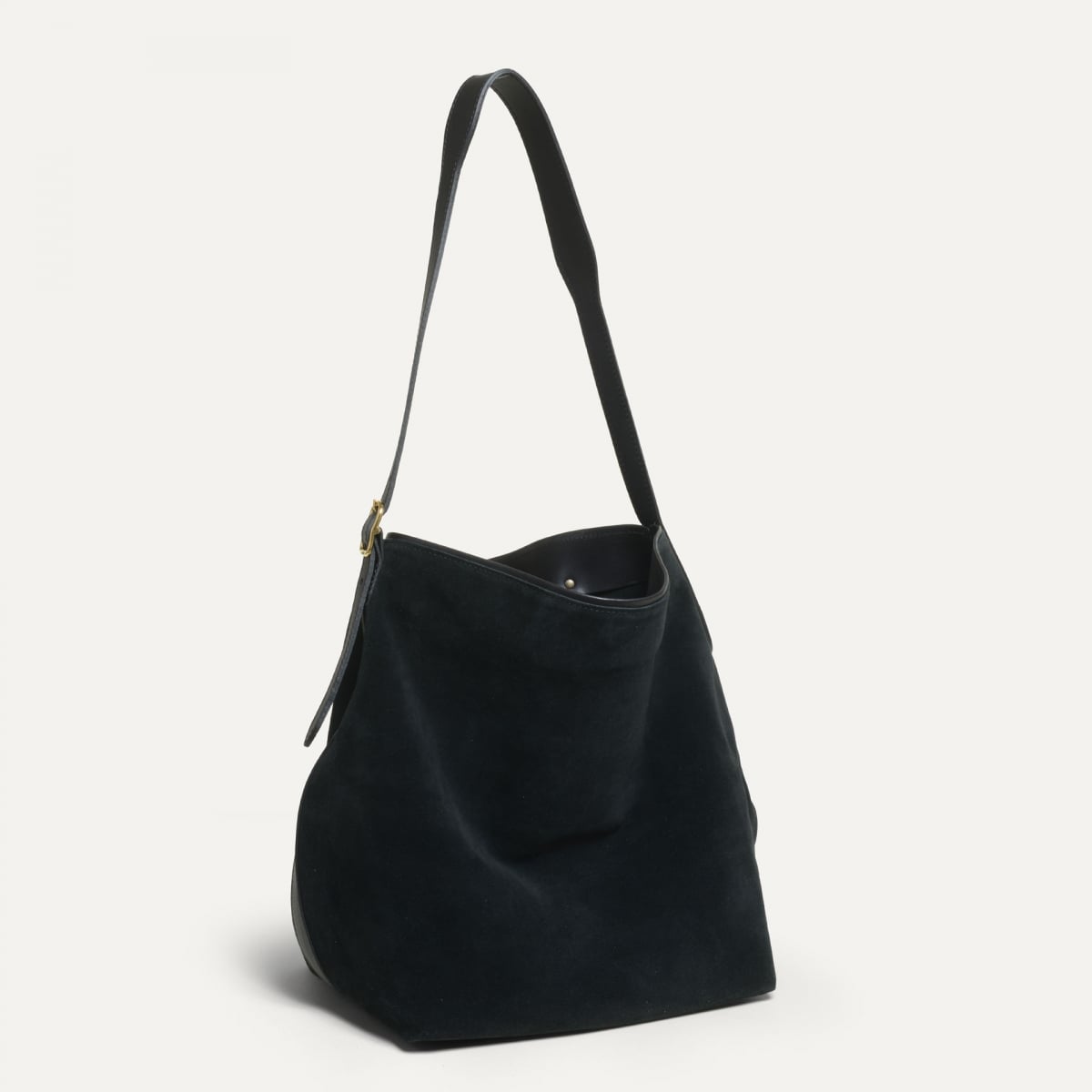 Sac seau Sofia - Noir Suédé (image n°3)