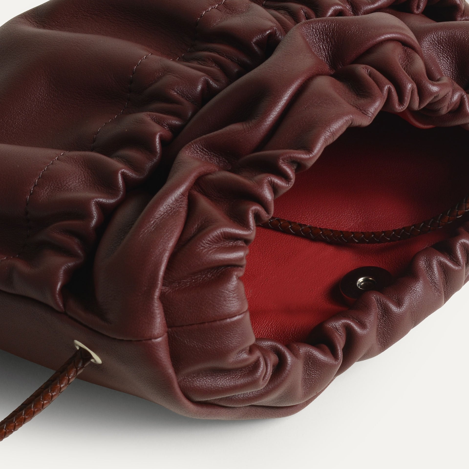 Menuet Clutch Bag - Bordeaux (image n°6)