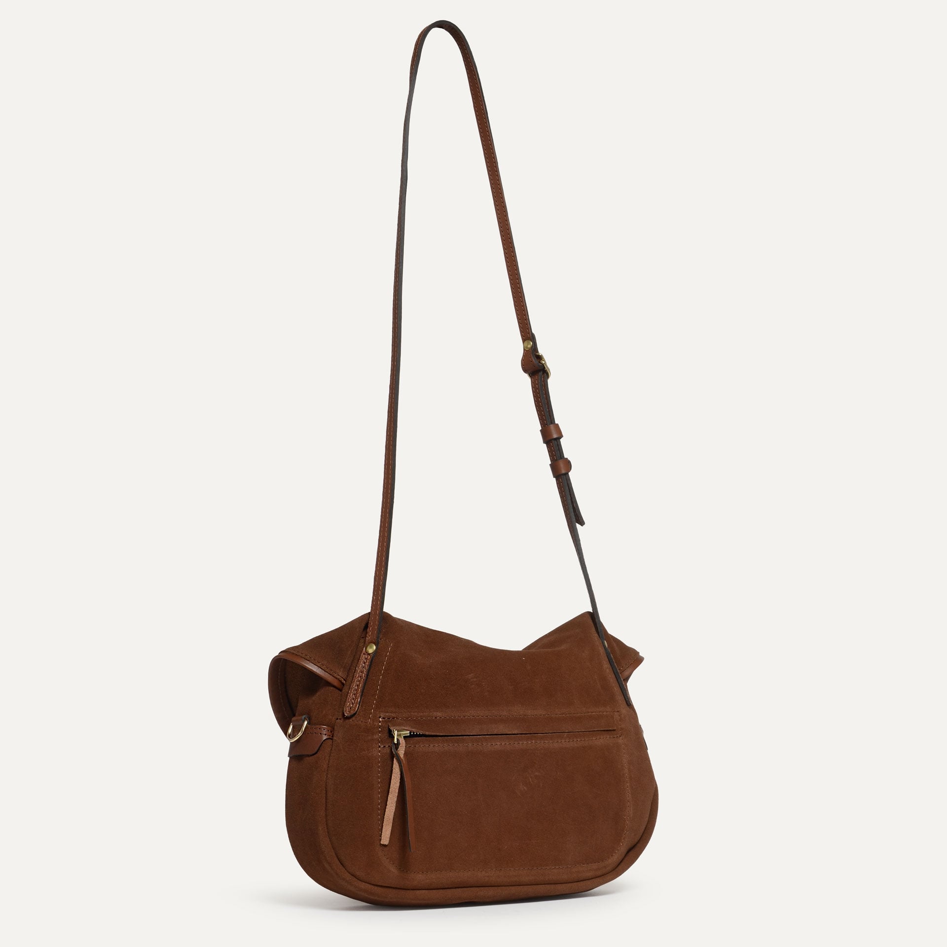 Soft musette S Janice - Brun fauve (image n°6)
