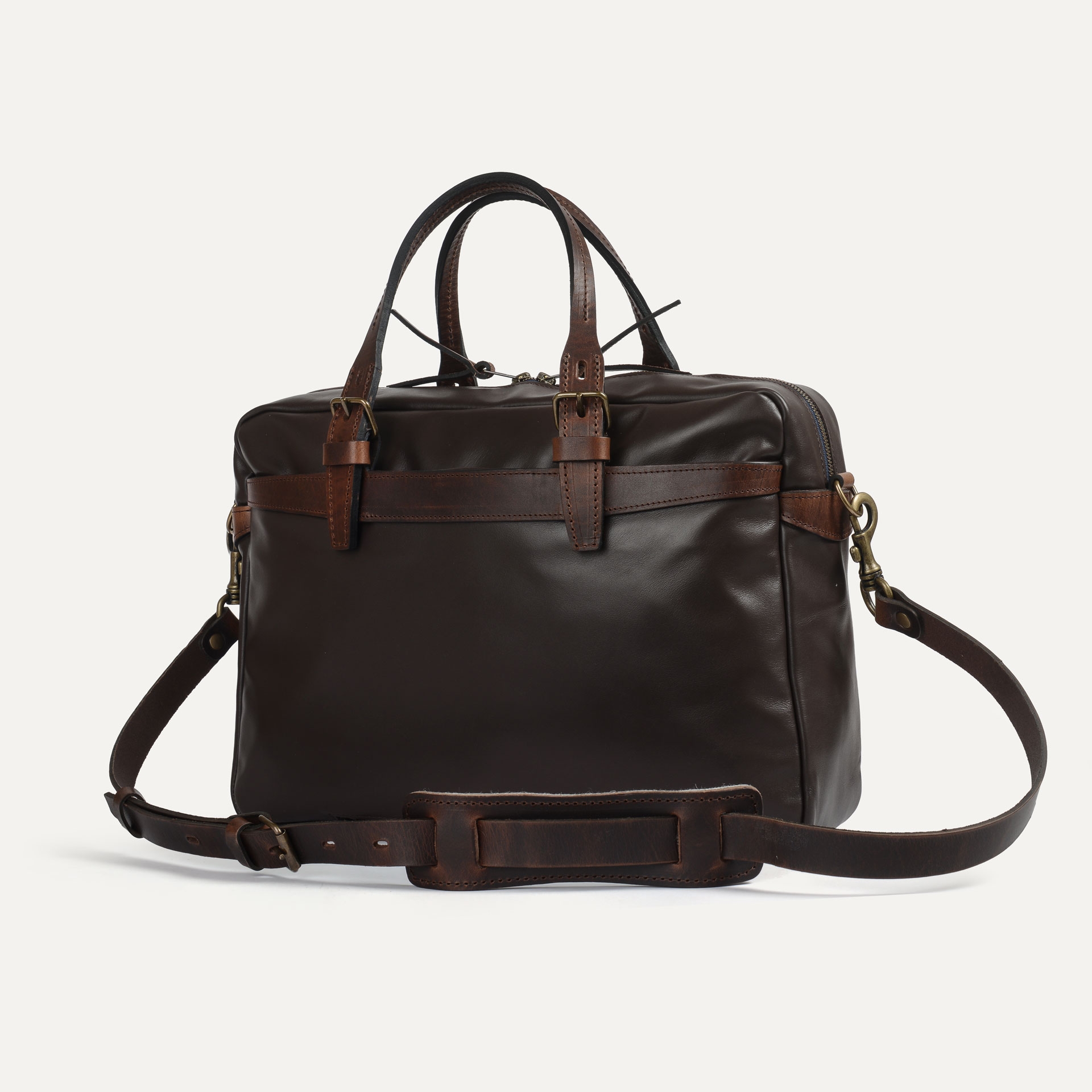 Business Tasche Ledger liscio - Braun (image n°3)
