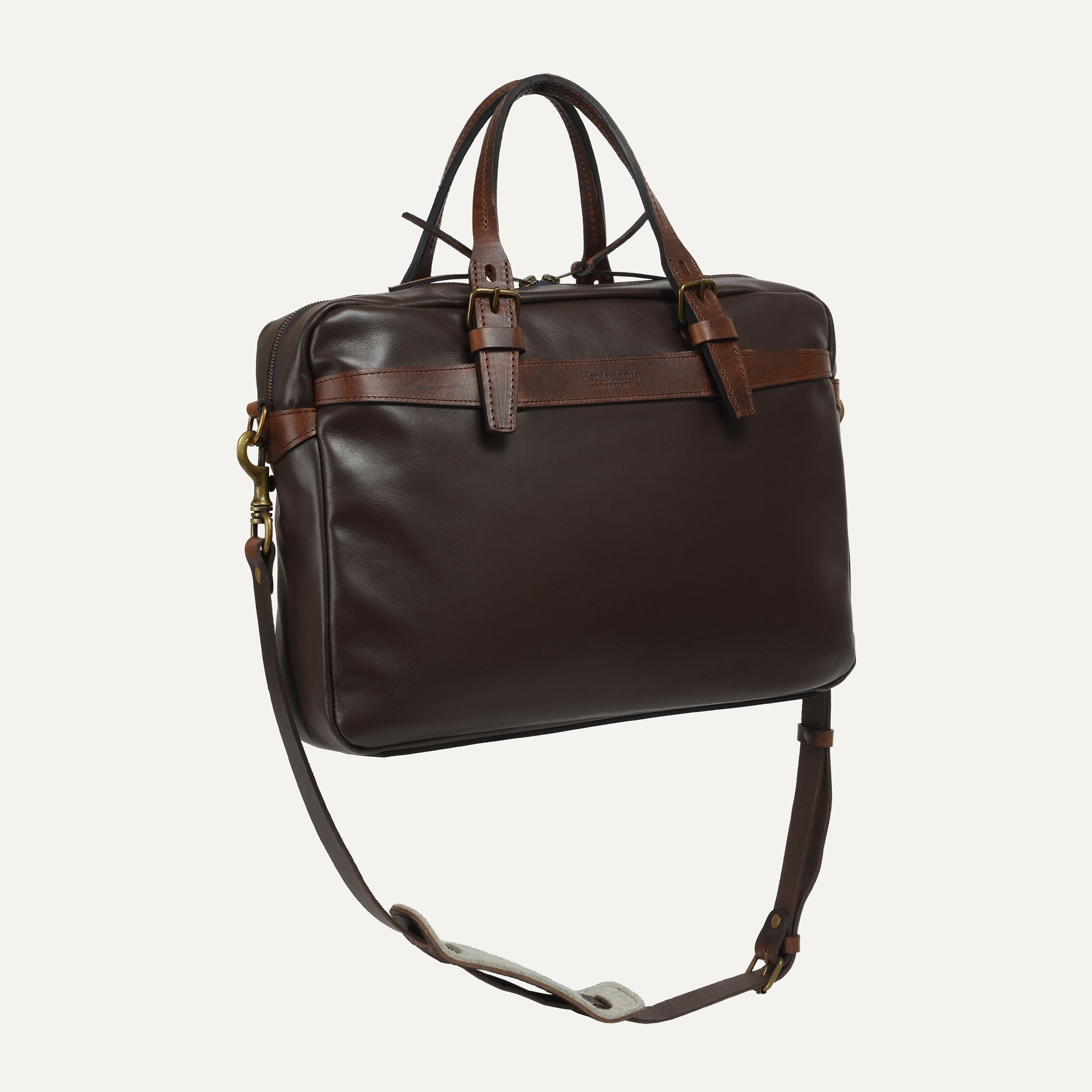 Business Tasche Ledger liscio - Braun (image n°5)