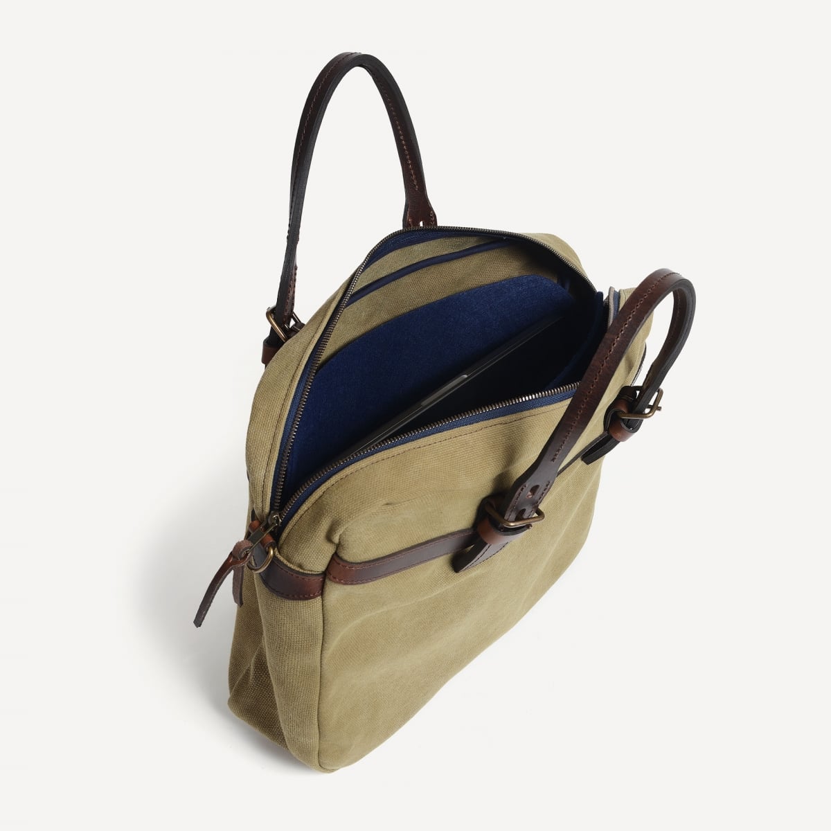 Sac business Ledger - kaki US stonewahed (image n°4)