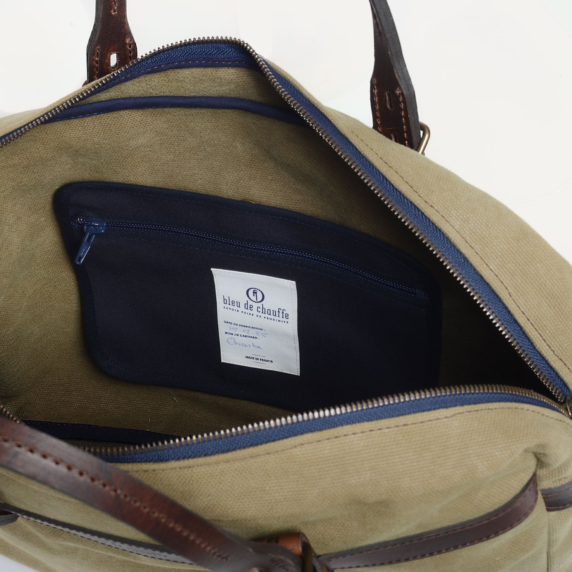Sac business Ledger - kaki US stonewahed (image n°5)