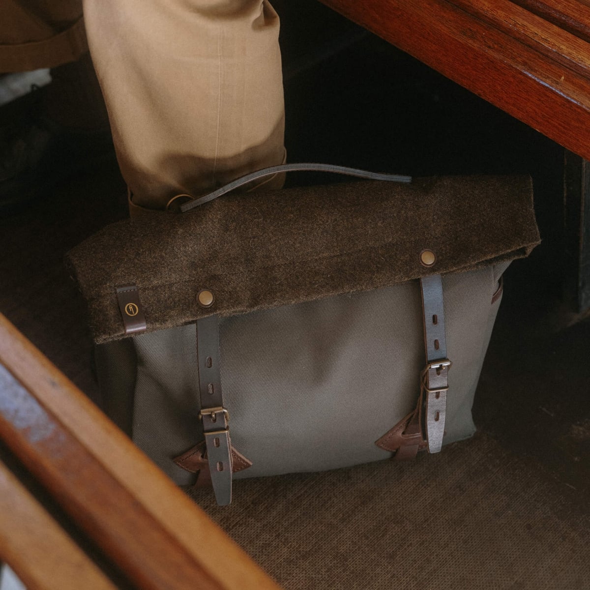 Musette Gaston - Kaki BM Tweed (image n°6)