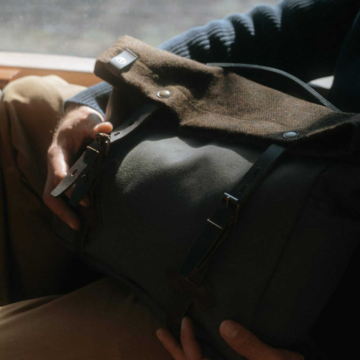 Musette Gaston - Kaki BM Tweed (image n°8)
