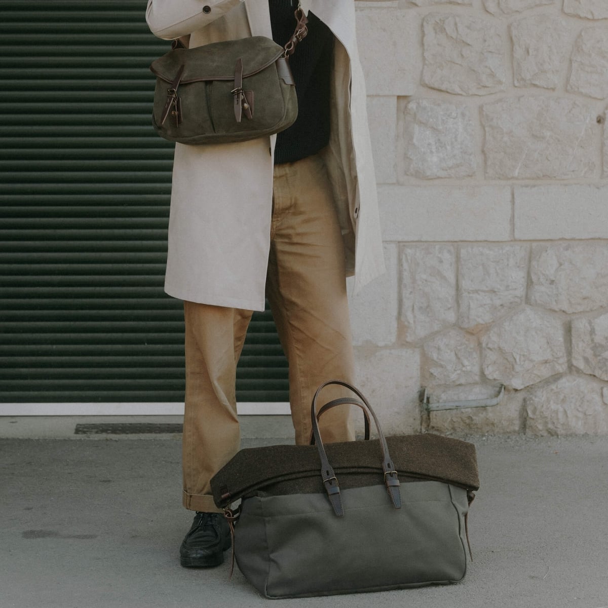 Cabine Travel Bag - Khaki BM / Tweed (image n°9)