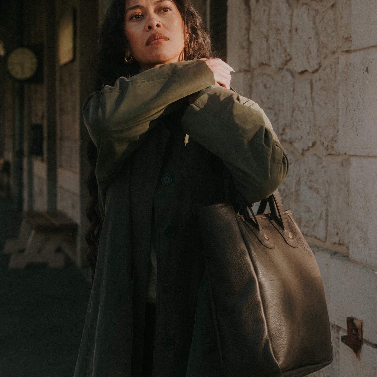 Meline Tote bag - Dark Brown (image n°9)