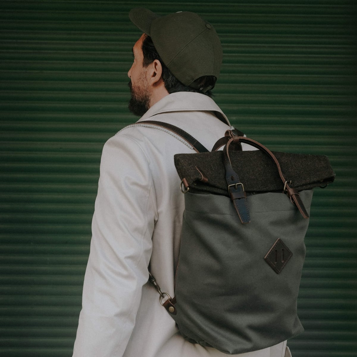 Woody 25L Backpack - Khaki BM/Tweed (image n°3)