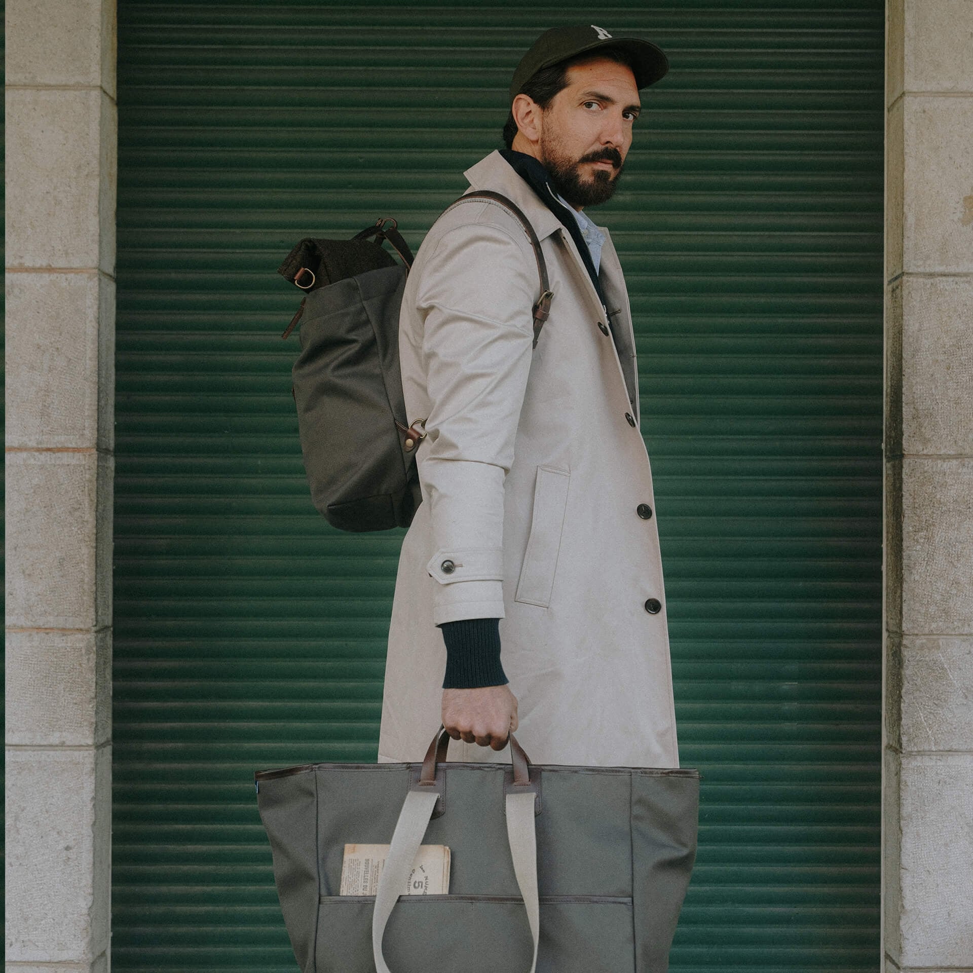 Woody 25L Backpack - Khaki BM/Tweed (image n°4)