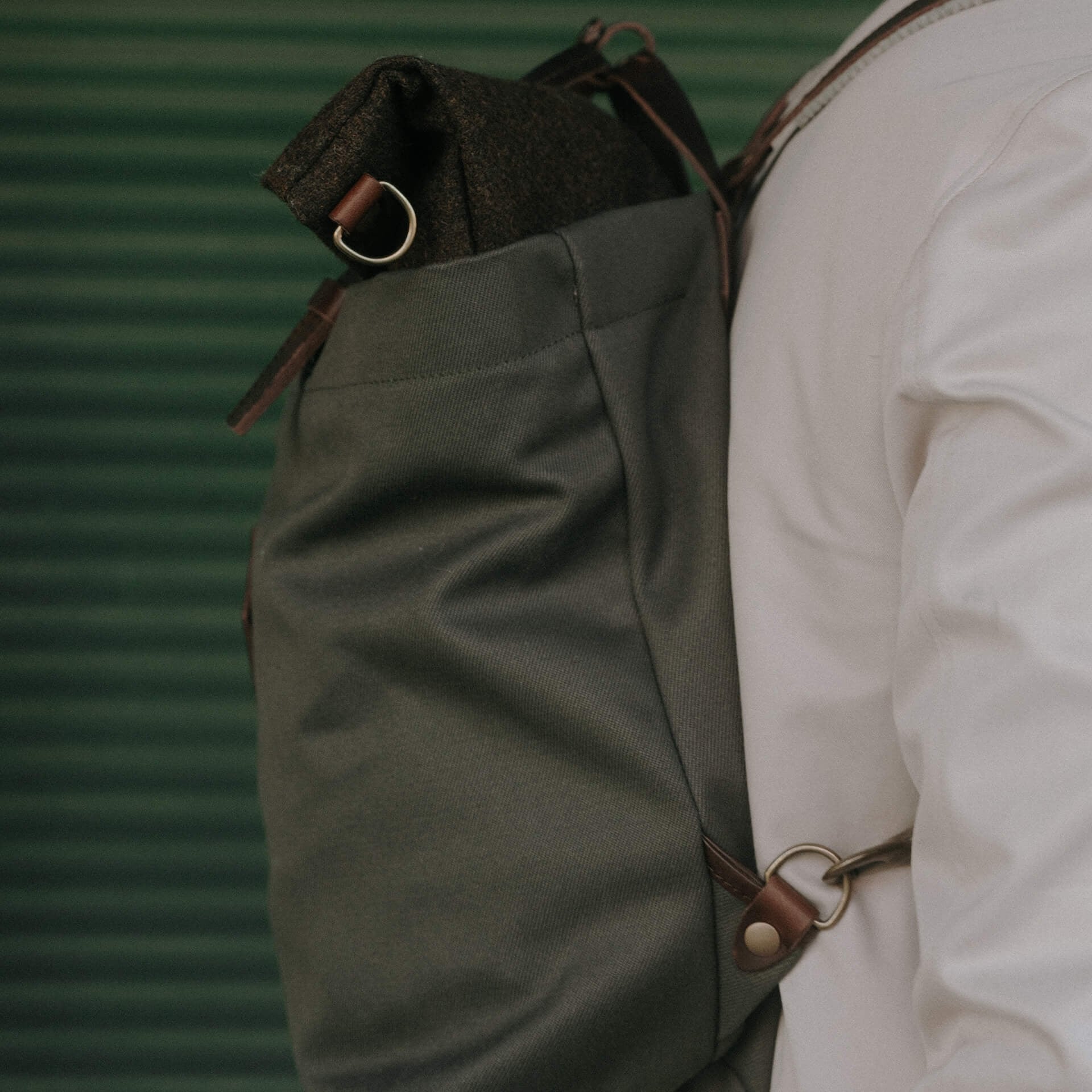 Rucksack Woody 25L - Khaki BM/Tweed (image n°5)