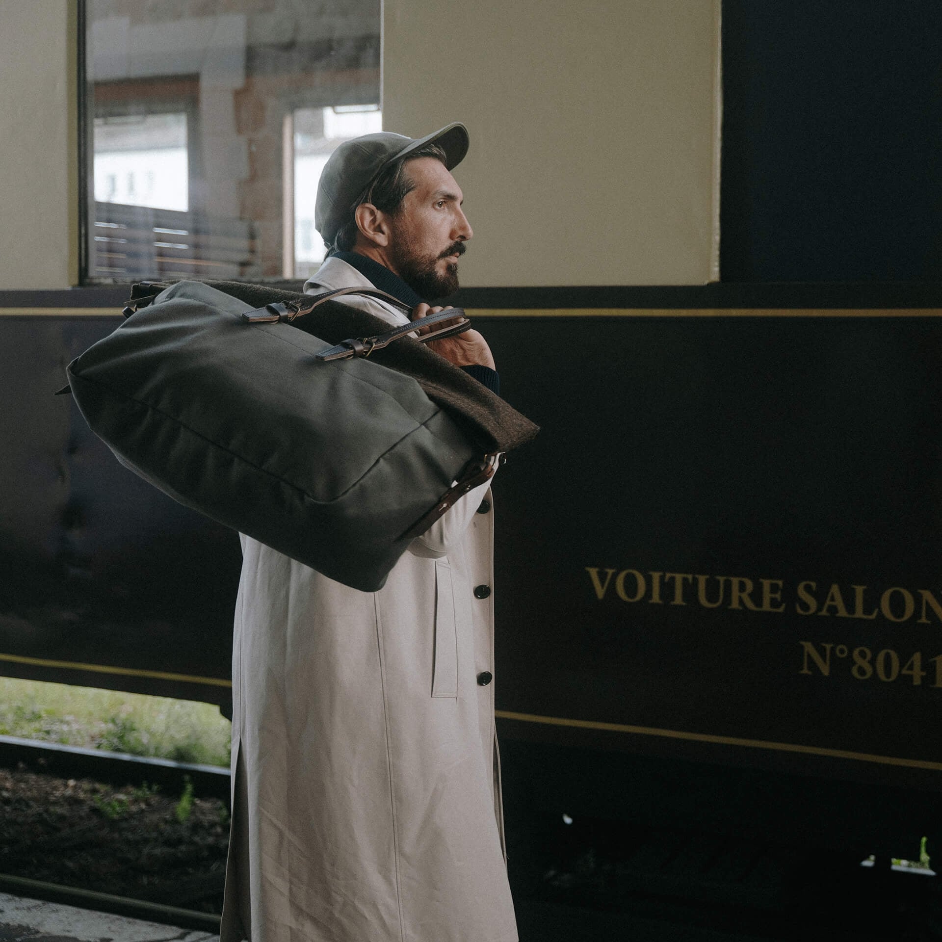 Cabine Travel Bag - Khaki BM / Tweed (image n°5)