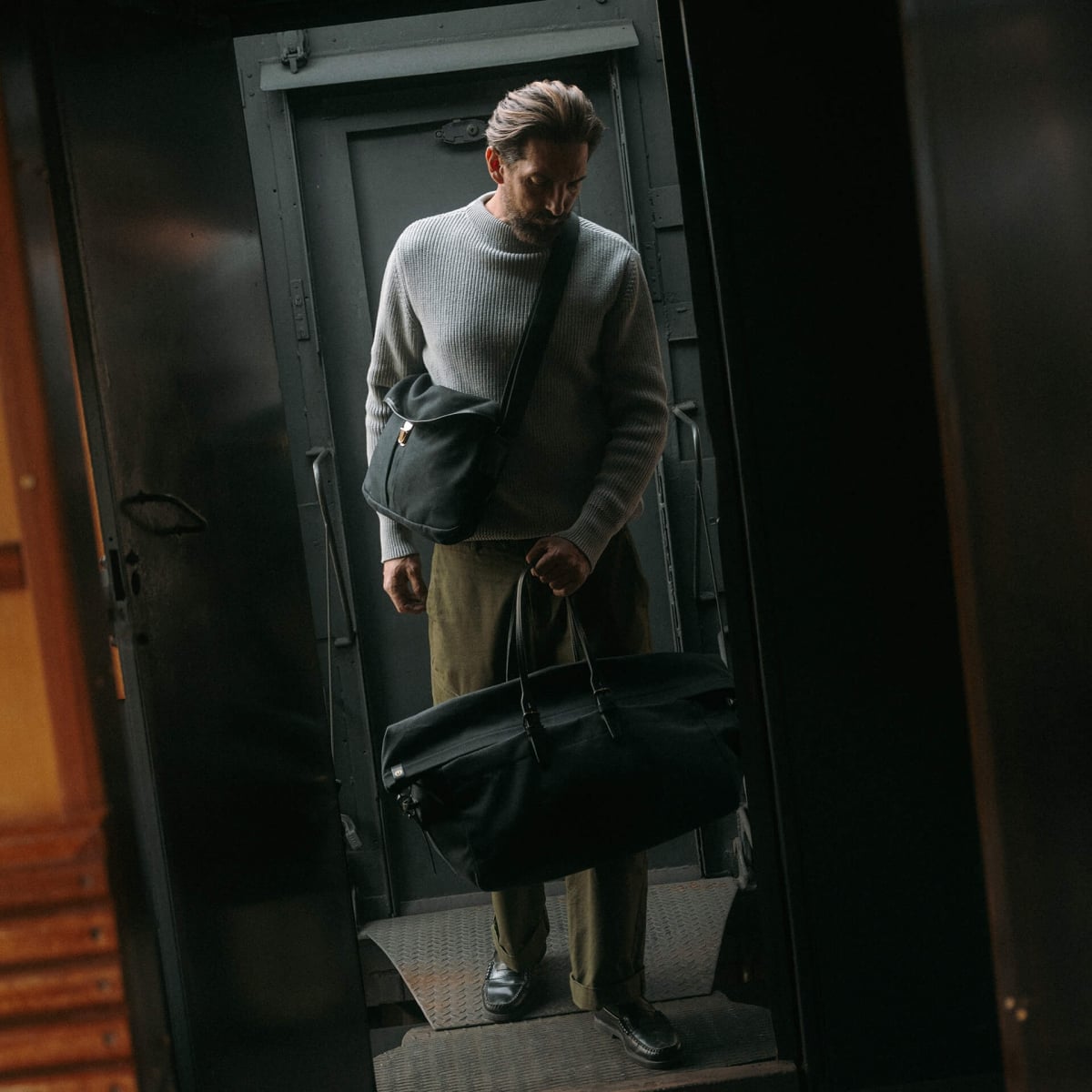 Léon messenger bag - Black BM (image n°5)