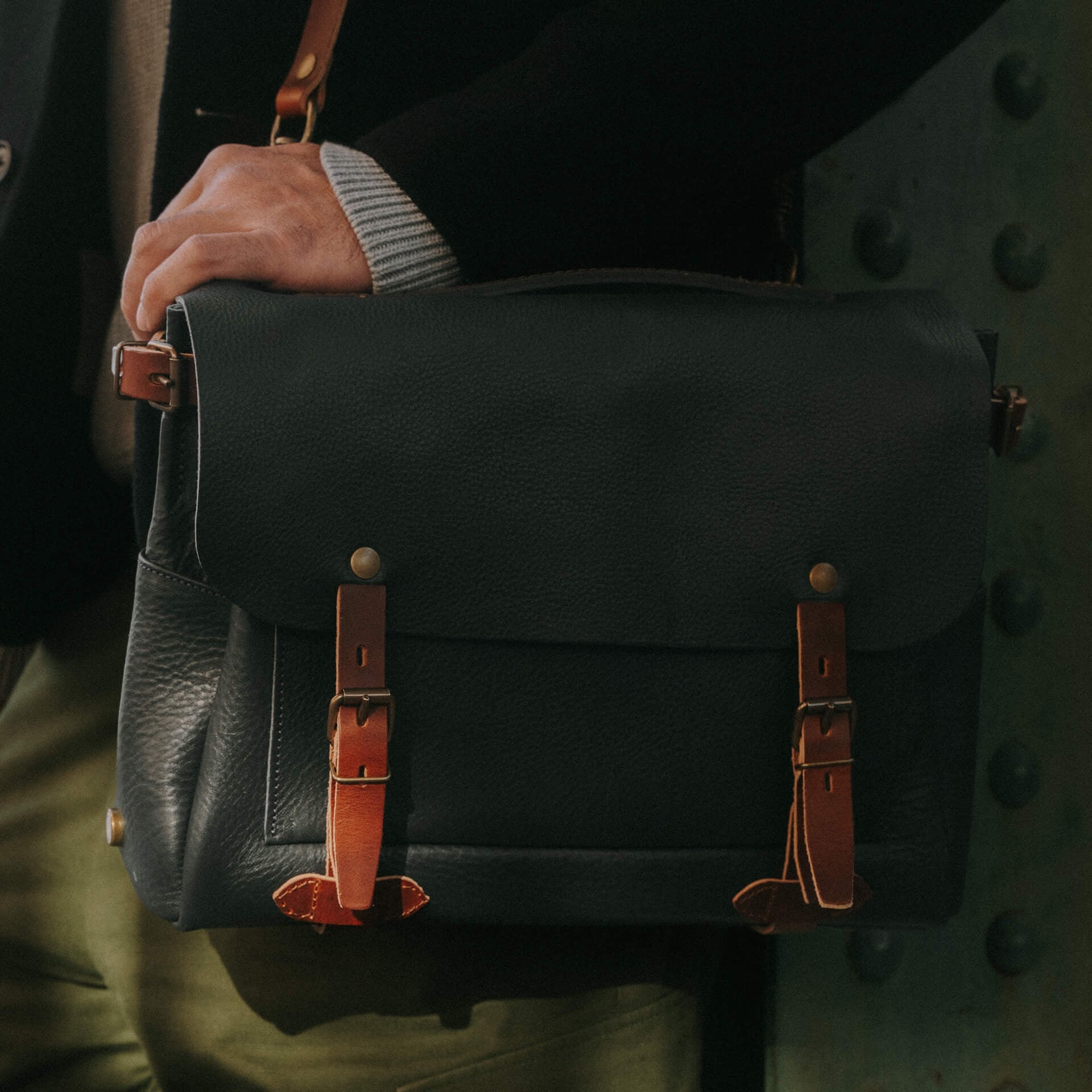 Sac Postier Eclair S - Bleu Marin (image n°7)