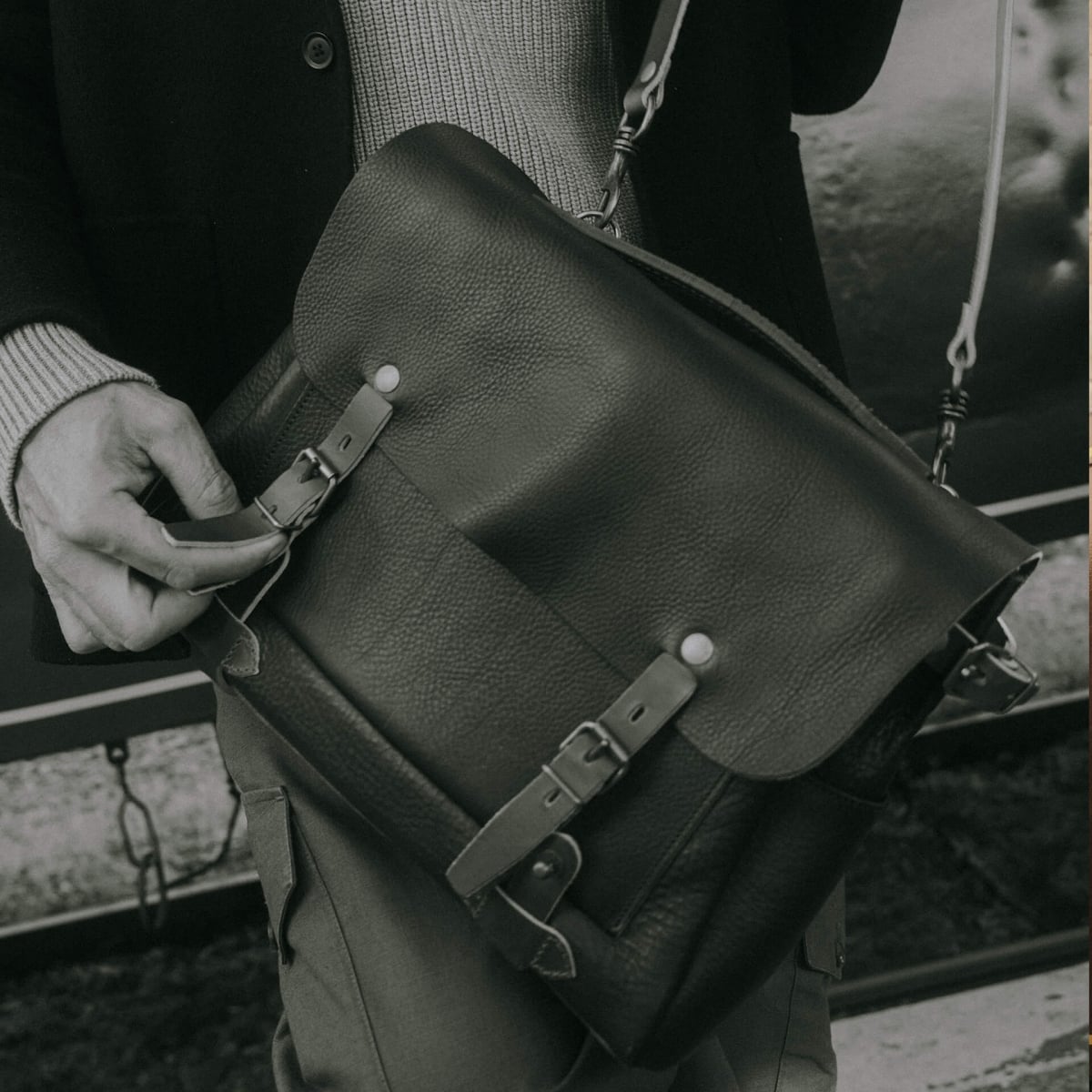 Sac Postier Eclair S - Tourbe (image n°5)