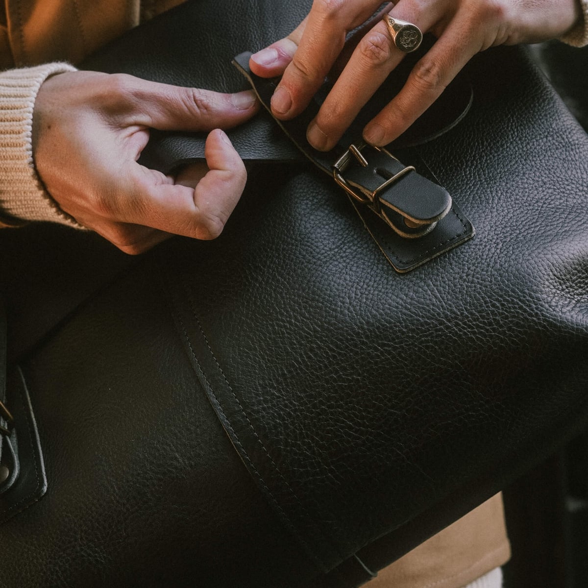 Lucien Satchel bag - Black (image n°7)