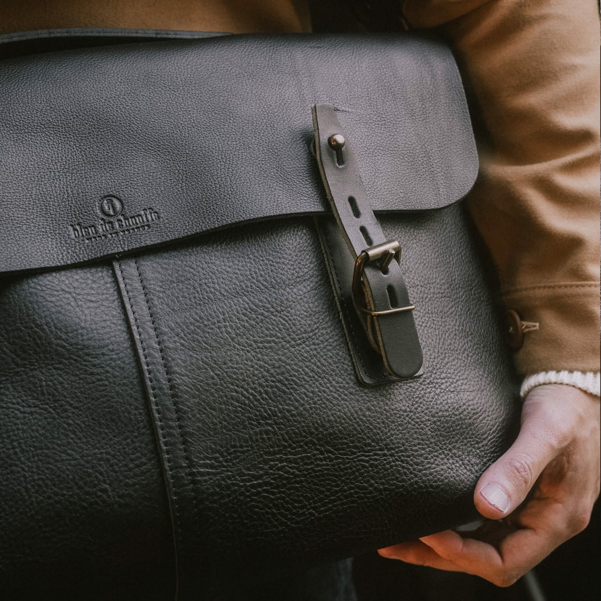 Lucien Satchel bag - Black (image n°8)