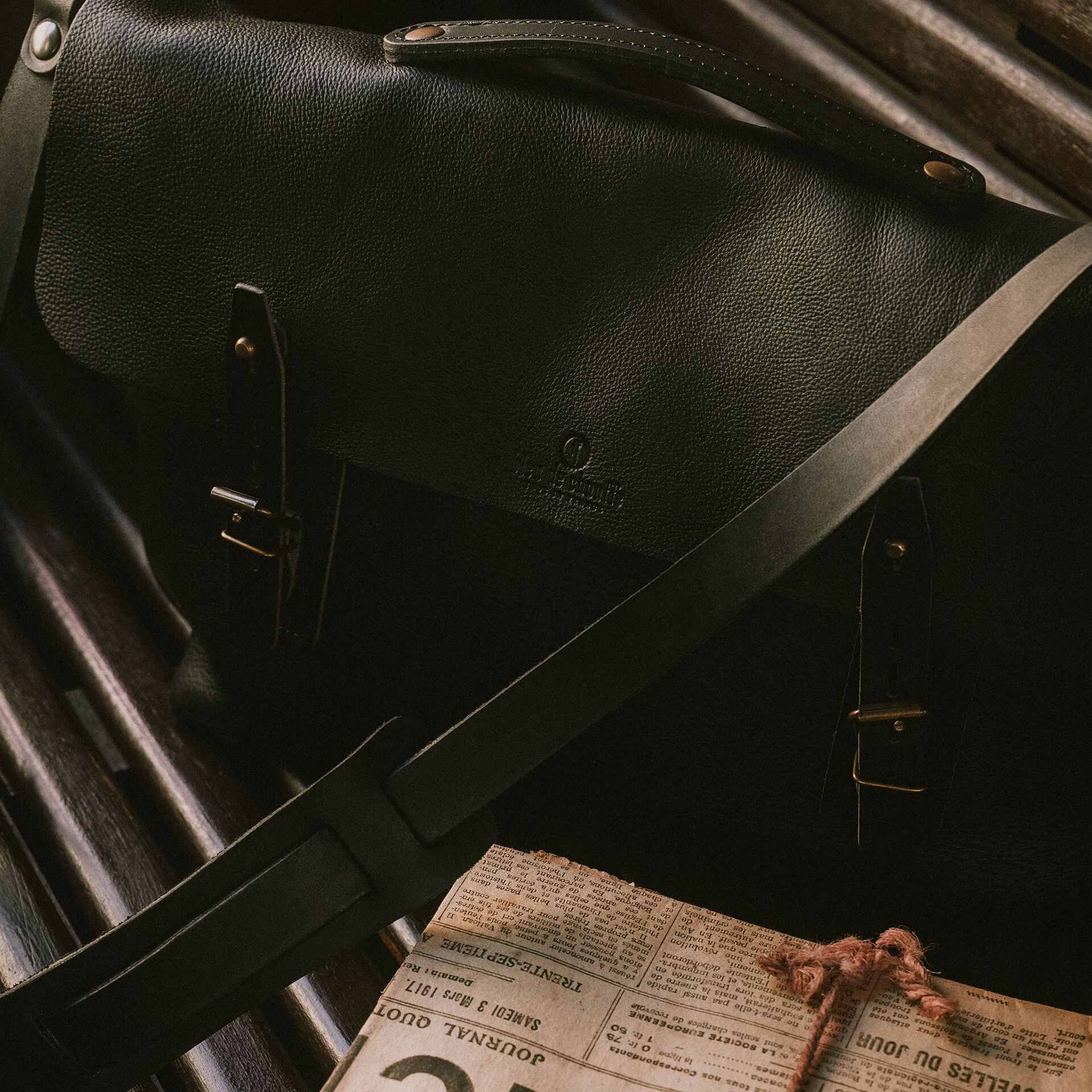 Lucien Satchel bag - Black (image n°9)