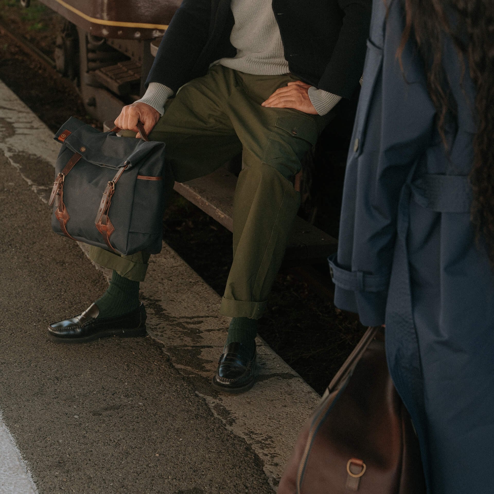 Gaston Musette Tasche - Marineblau BM (image n°8)
