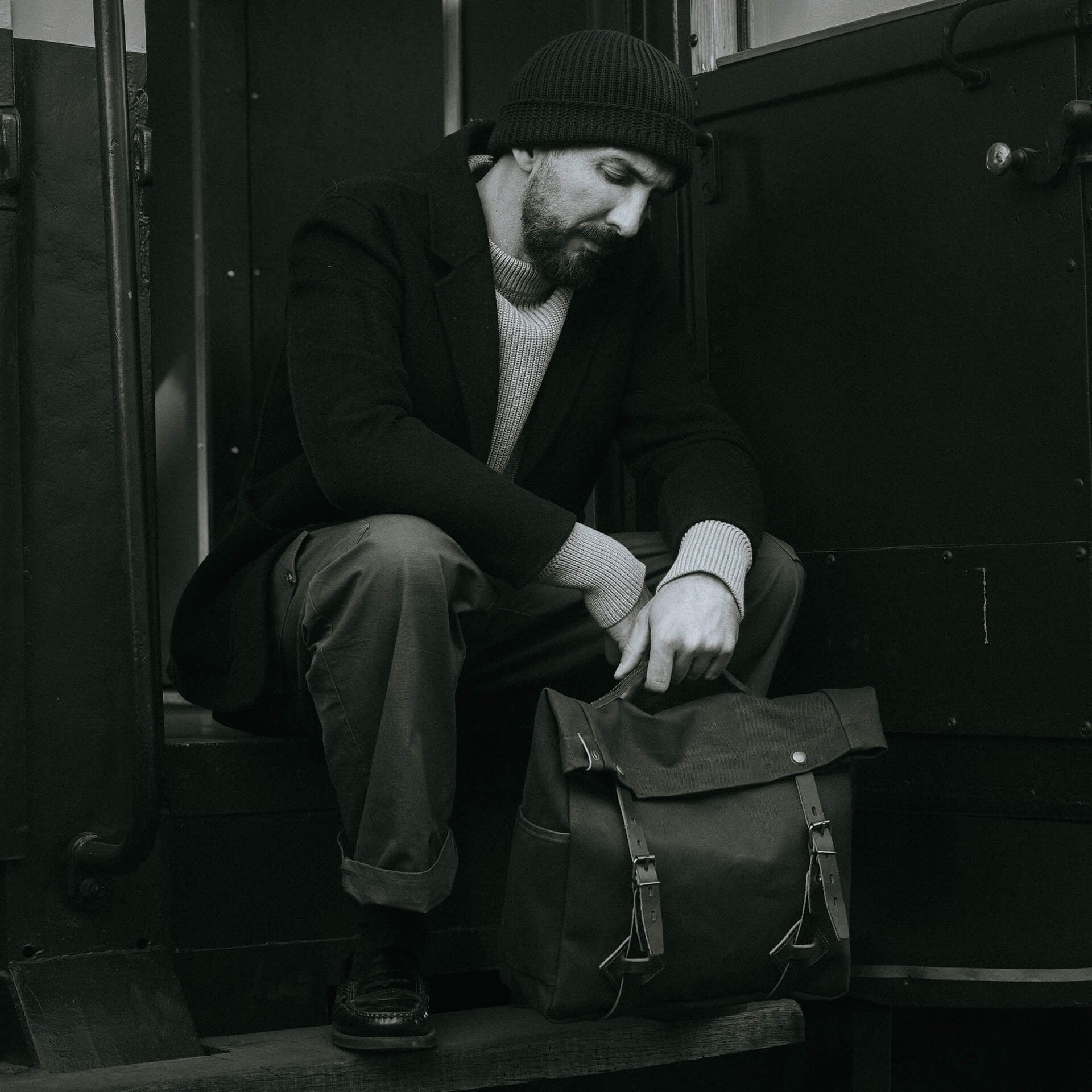 Gaston Musette Satchel Bag - Camel BM (image n°5)
