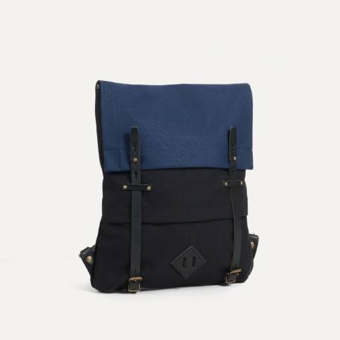 Sac Coursier - Bleu Noir / Bleu de Chauffe x Le Mont Saint Michel