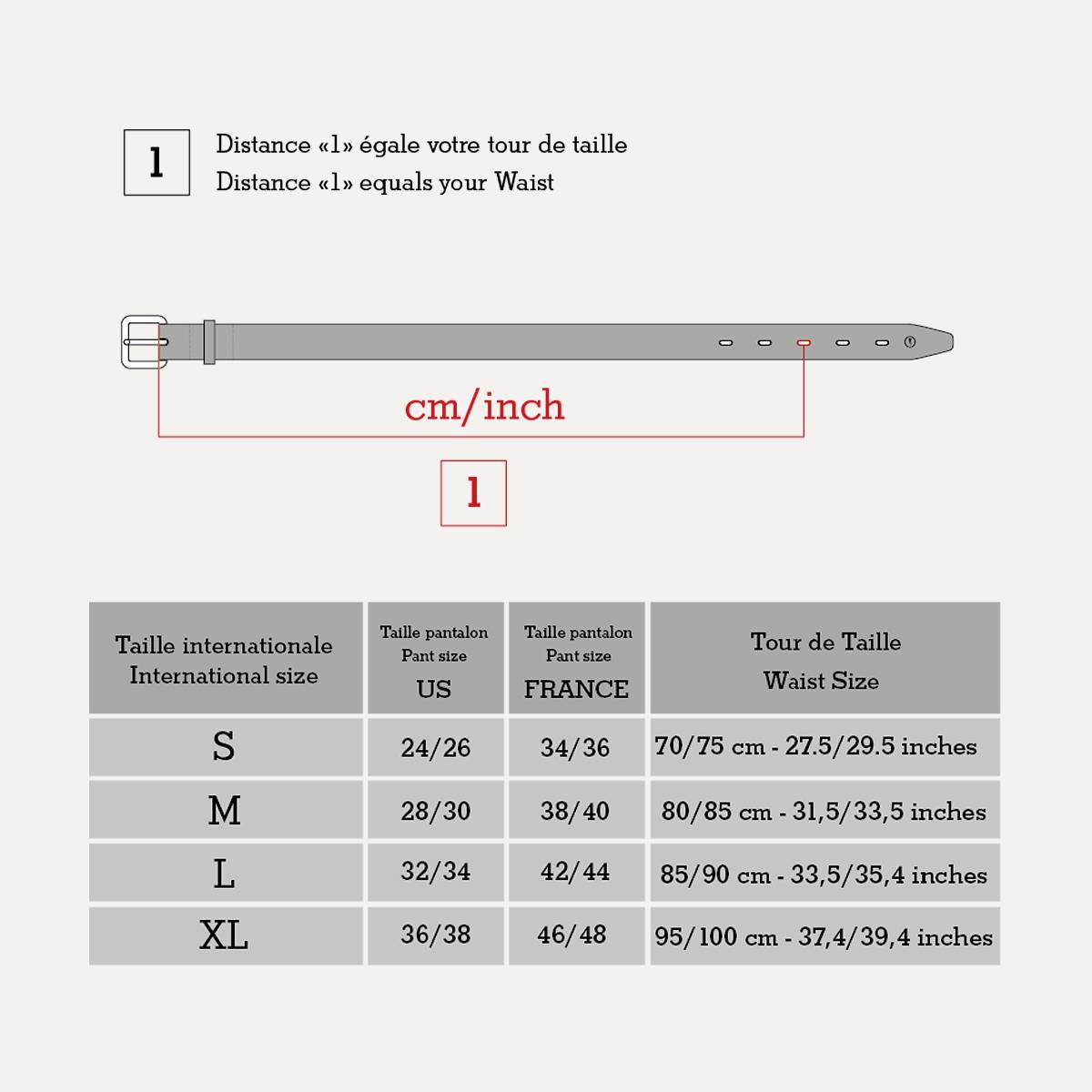 Cinturón Fred - Cognac (imagen n.º 3)