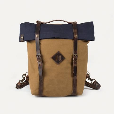 Scout2 Blitz Motorcycles Backpack - Navy/Camel