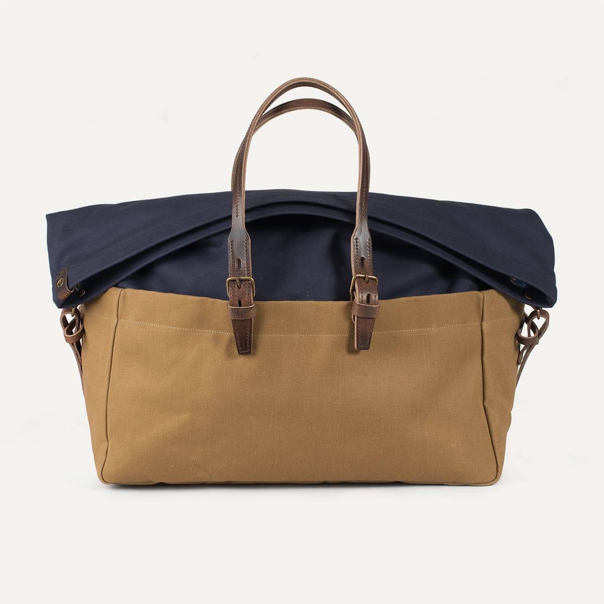 Bolsa de viaje Cabine BDC x Blitz - Azul marino/Camel (imagen n.º 1)