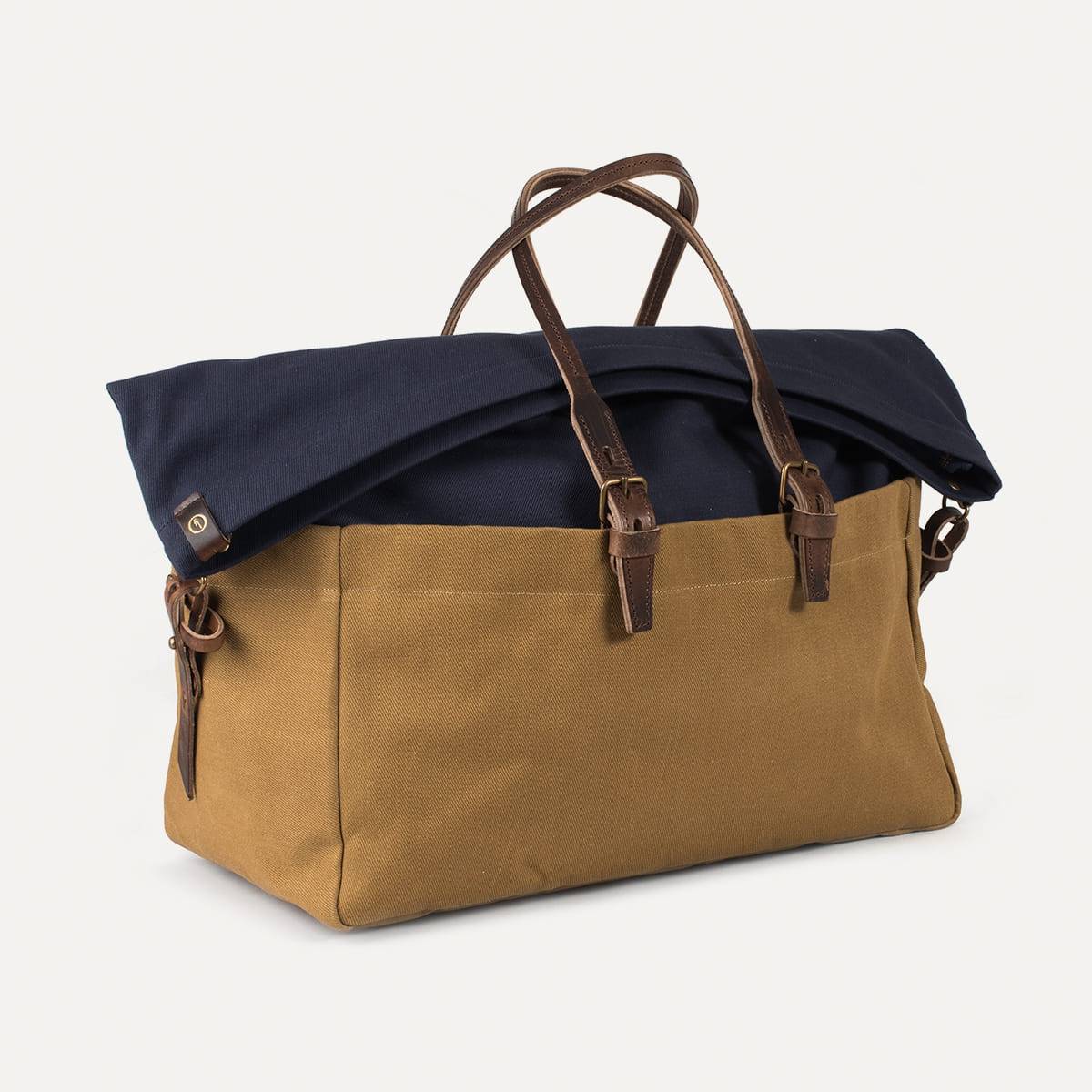 Bolsa de viaje Cabine BDC x Blitz - Azul marino/Camel (imagen n.º 2)