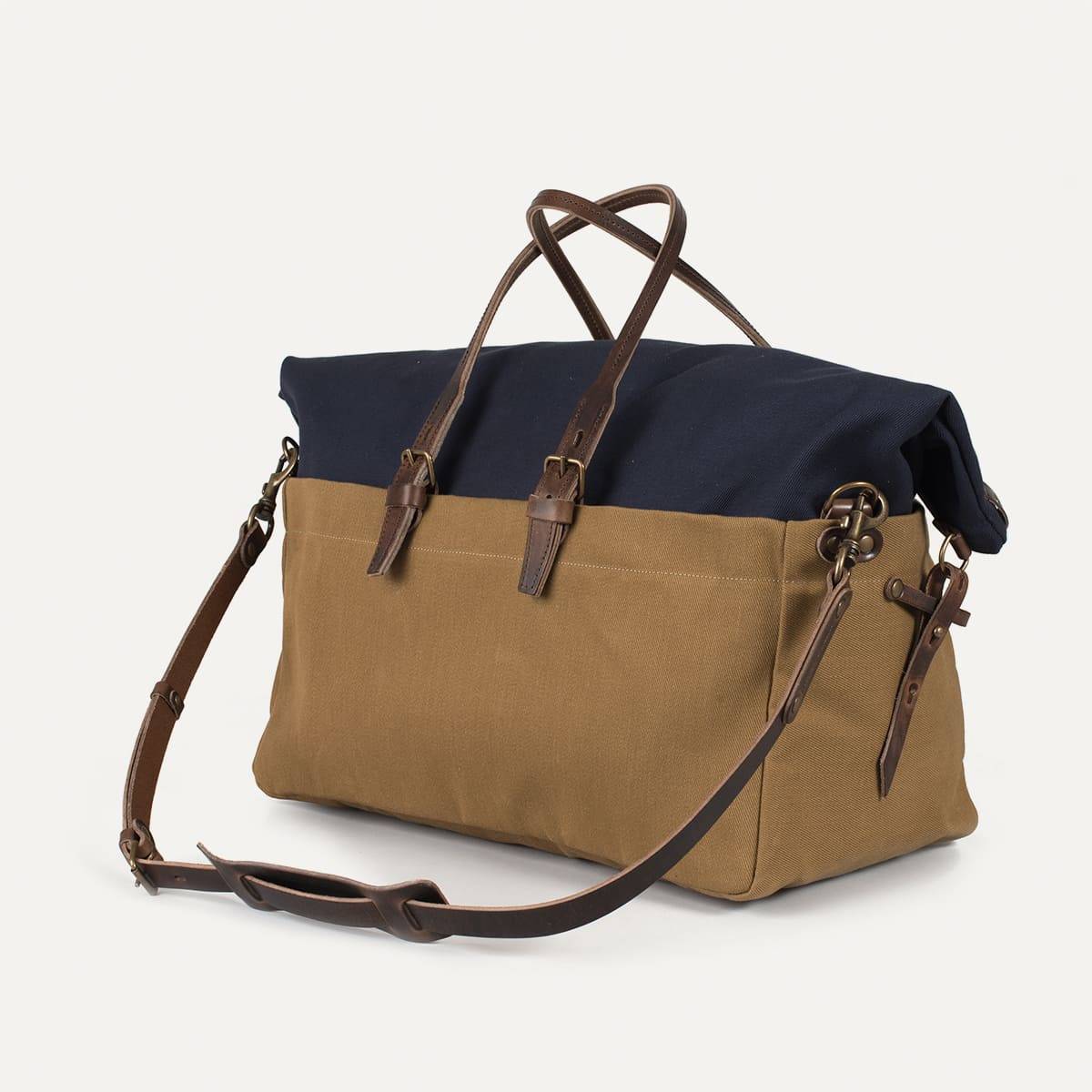 Bolsa de viaje Cabine BDC x Blitz - Azul marino/Camel (imagen n.º 4)