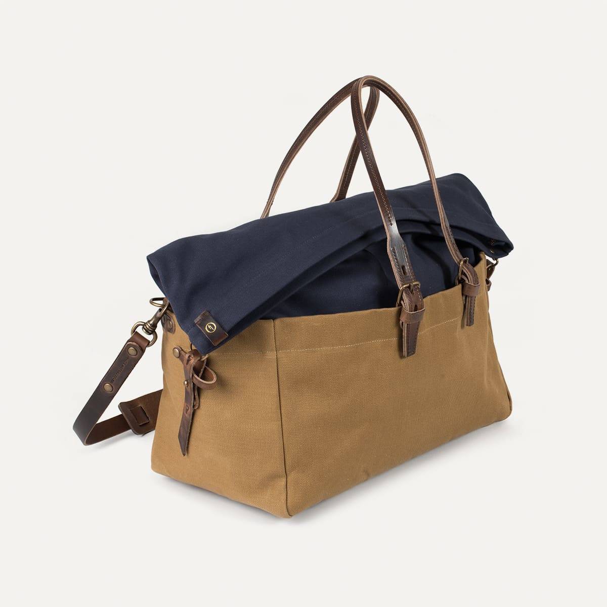Bolsa de viaje Cabine BDC x Blitz - Azul marino/Camel (imagen n.º 5)