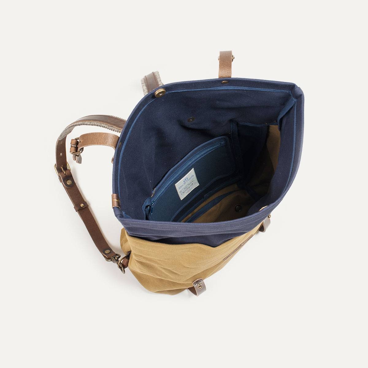 Mochila Scout BDC x Blitz - Azul marino/Camel (imagen n.º 6)