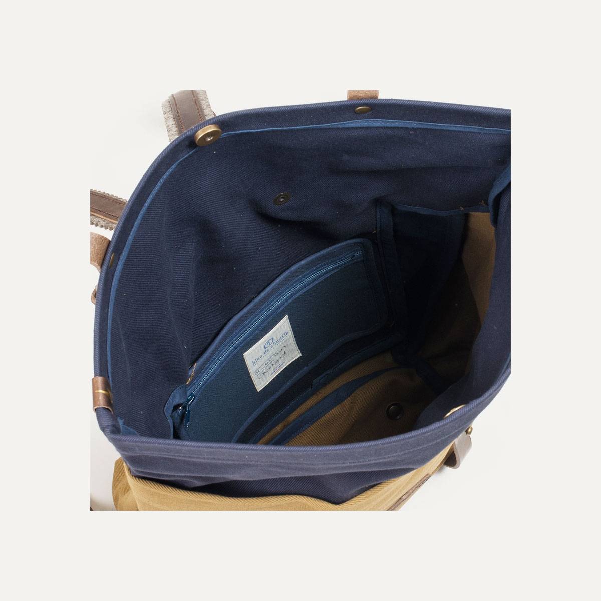 Mochila Scout BDC x Blitz - Azul marino/Camel (imagen n.º 7)