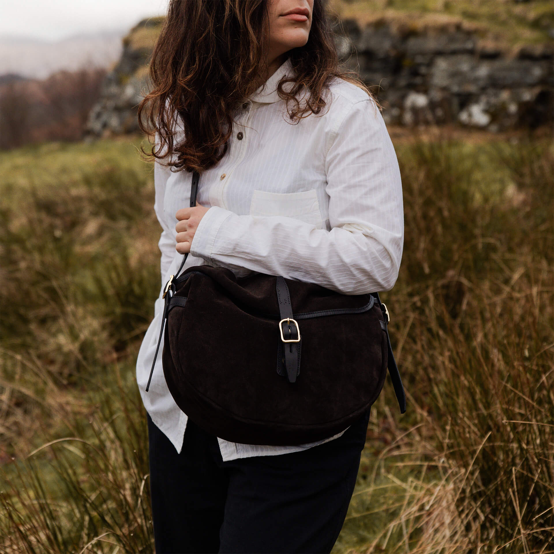 Margot women's leather shoulder bag.