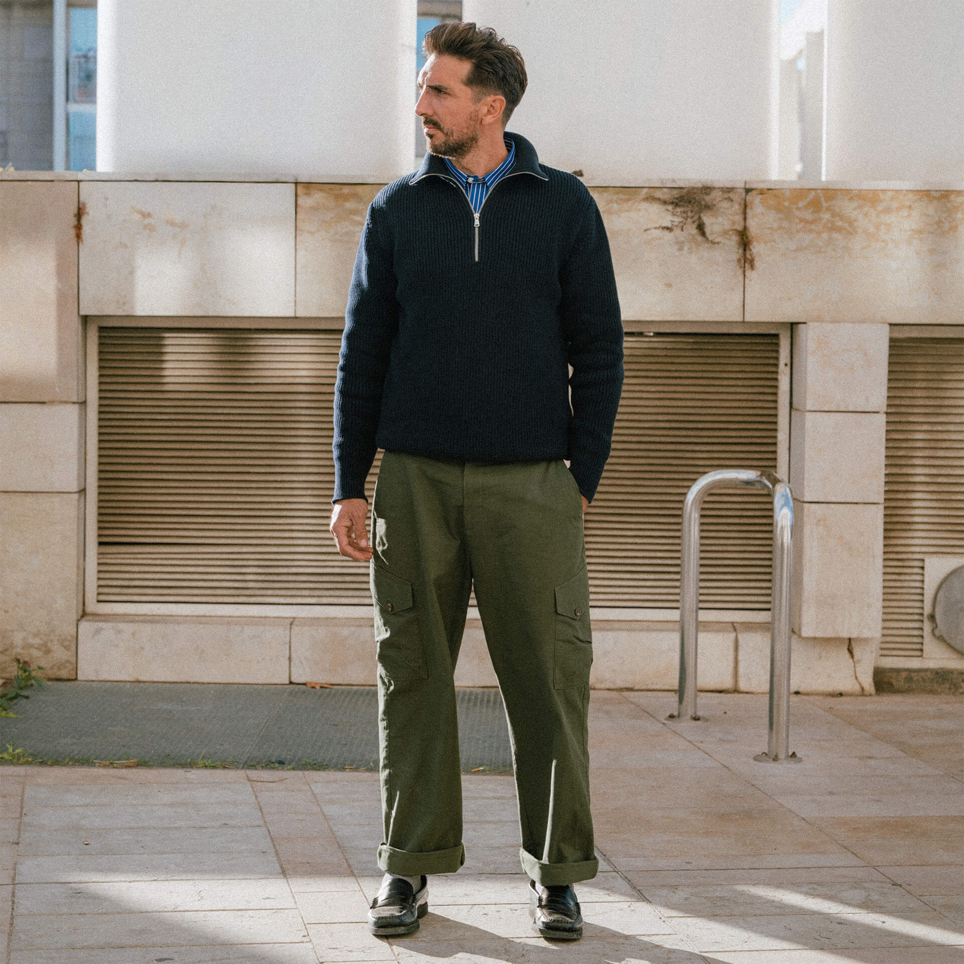 Pull camionneur Sauzon de Bleu de Chauffe